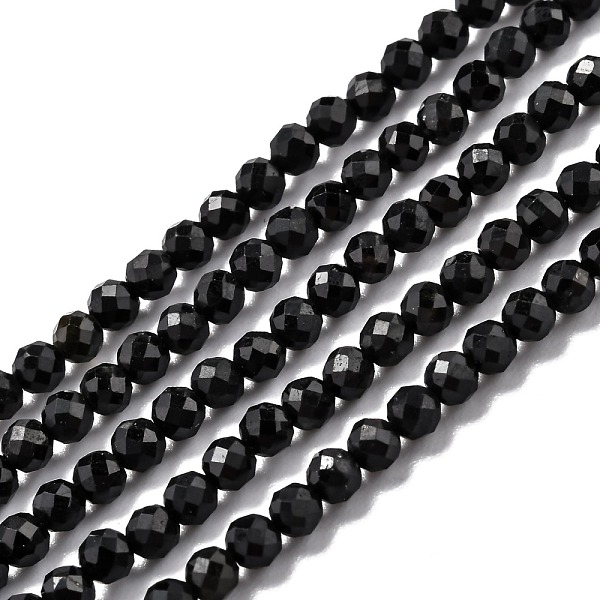 PandaHall Natural Black Tourmaline Beads Strands, Faceted, Round, 3mm, Hole: 0.7mm, 15.35''(39cm) Tourmaline Round
PandaHall Natural Black Tourmaline Beads Strands, Faceted, Round, 3mm, Hole: 0.7mm, 15.35''(39cm) Tourmaline Round