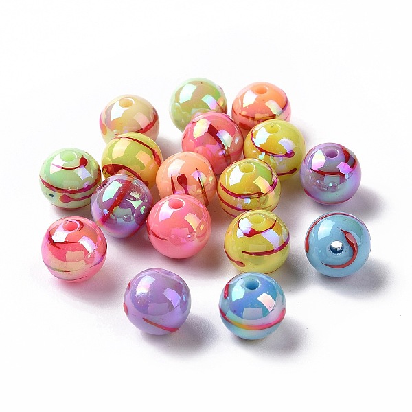 PandaHall UV Plating Rainbow Iridescent Drawbench Acrylic Beads, Round, Red, 12x11~11.5mm, Hole: 2mm Acrylic Round Red
PandaHall UV Plating Rainbow Iridescent Drawbench Acrylic Beads, Round, Red, 12x11~11.5mm, Hole: 2mm Acrylic Round Red