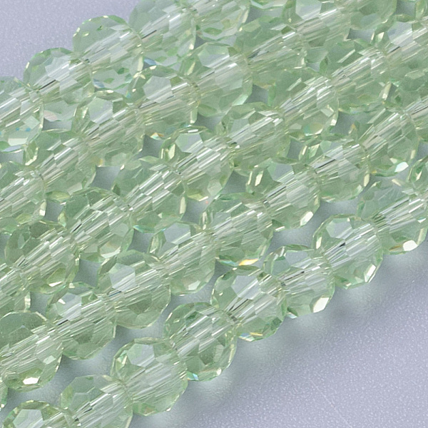 PandaHall Faceted(32 Facets) Round Glass Beads Strands, Pale Green, 4mm, Hole: 1mm, about 98pcs/strand, 13.7 inch Glass Round Green
PandaHall Faceted(32 Facets) Round Glass Beads Strands, Pale Green, 4mm, Hole: 1mm, about 98pcs/strand, 13.7 inch Glass Round Green