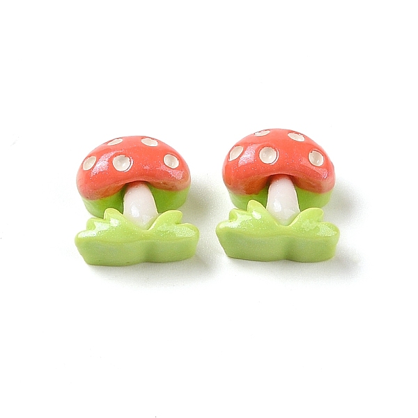 PandaHall Opaque Resin Decoden Cabochons, Mushroom with Grass, Orange Red, 14x13x8mm Resin Mushroom
PandaHall Opaque Resin Decoden Cabochons, Mushroom with Grass, Orange Red, 14x13x8mm Resin Mushroom