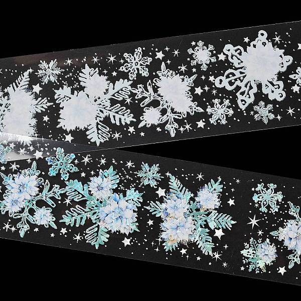 PandaHall Winter Theme PET Waterproof Adhesive Tape, Snowflake Decorative Tape for DIY Scrapbooking, Card Making, Flower, 50x0.1mm, 2m/roll...
PandaHall Winter Theme PET Waterproof Adhesive Tape, Snowflake Decorative Tape for DIY Scrapbooking, Card Making, Flower, 50x0.1mm, 2m/roll...