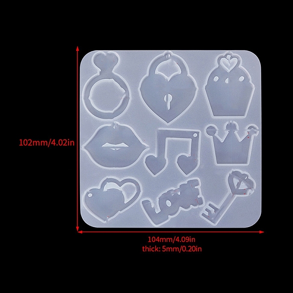 PandaHall Food Grade DIY Silicone Pendant Molds, Decoration Making, Resin Casting Molds, For UV Resin, Epoxy Resin Jewelry Making, Square..., White
PandaHall Food Grade DIY Silicone Pendant Molds, Decoration Making, Resin Casting Molds, For UV Resin, Epoxy Resin Jewelry Making, Square..., White