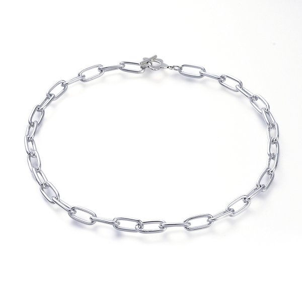PandaHall Aluminum Paperclip Chain Necklaces, with Antique Silver Plated Alloy Flower Toggle Clasps, Gainsboro, 15.94 inch(40.5cm) Aluminum..., Gray
PandaHall Aluminum Paperclip Chain Necklaces, with Antique Silver Plated Alloy Flower Toggle Clasps, Gainsboro, 15.94 inch(40.5cm) Aluminum..., Gray