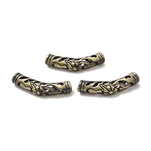 PandaHall Tibetan Style Rack Plating Brass Beads, Curved Tube, Long-Lasting Plated, Antique Bronze, 26.5x5mm, Hole: 3.5mm Brass Tube
PandaHall Tibetan Style Rack Plating Brass Beads, Curved Tube, Long-Lasting Plated, Antique Bronze, 26.5x5mm, Hole: 3.5mm Brass Tube