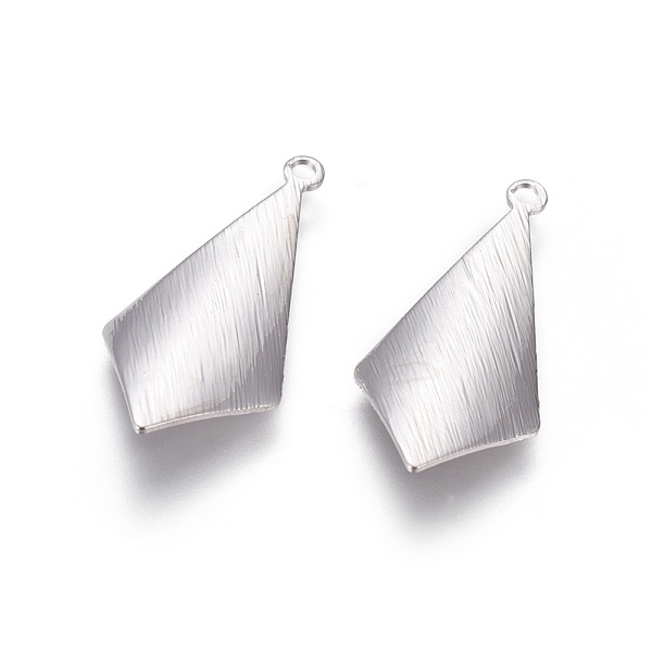 PandaHall Rack Plating Brass Pendants, Rhombus, Platinum, 25x12x0.5mm, Hole: 1.4mm Brass Rhombus
PandaHall Rack Plating Brass Pendants, Rhombus, Platinum, 25x12x0.5mm, Hole: 1.4mm Brass Rhombus