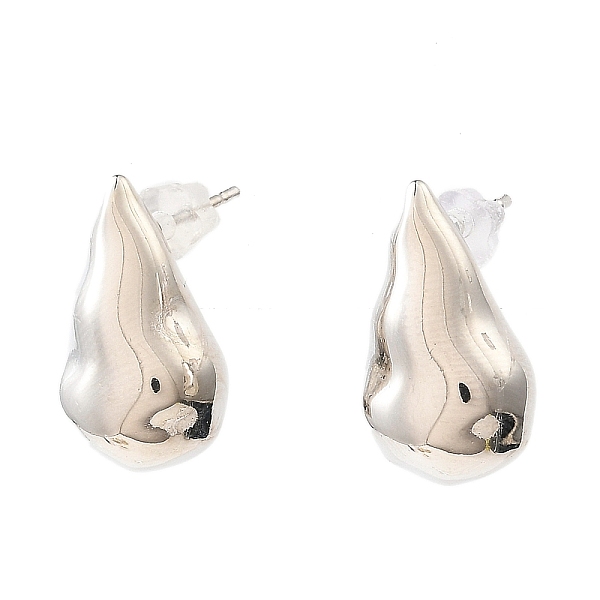 PandaHall Teardrop Brass Stud Earrings, Long-Lasting Plated, Lead Free & Cadmium Free, Platinum, 19x9mm, Pin: 11x0.8mm Brass Teardrop
PandaHall Teardrop Brass Stud Earrings, Long-Lasting Plated, Lead Free & Cadmium Free, Platinum, 19x9mm, Pin: 11x0.8mm Brass Teardrop