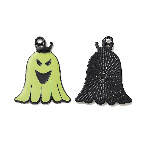 PandaHall Halloween Theme Rack Plating Alloy Enamel Pendants, Ghost Charms, Electrophoresis Black, 31.5x24.5x1.5mm, Hole: 2mm Alloy+Enamel...
PandaHall Halloween Theme Rack Plating Alloy Enamel Pendants, Ghost Charms, Electrophoresis Black, 31.5x24.5x1.5mm, Hole: 2mm Alloy+Enamel...