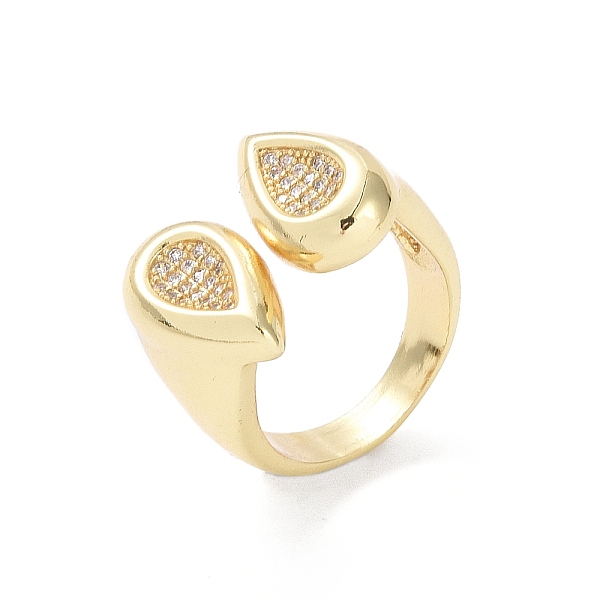 PandaHall Brass Cuff Finger Rings, with Cubic Zirconia, Teardrop, Inner Diameter: 16.6mm Brass Teardrop
PandaHall Brass Cuff Finger Rings, with Cubic Zirconia, Teardrop, Inner Diameter: 16.6mm Brass Teardrop