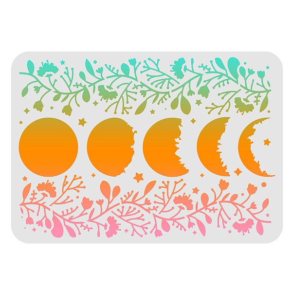 PandaHall FINGERINSPIRE Plant Moon Stencils Decoration Template 29.7x21cm Home Flowers Vines Stars Decor Drawing Painting Stencils Reusable...
PandaHall FINGERINSPIRE Plant Moon Stencils Decoration Template 29.7x21cm Home Flowers Vines Stars Decor Drawing Painting Stencils Reusable...