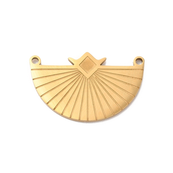 PandaHall Bohemian Style 304 Stainless Steel Pendant, Half Round, Golden, 15.5x25x1mm, Hole: 1.4mm 304 Stainless Steel Half Round
PandaHall Bohemian Style 304 Stainless Steel Pendant, Half Round, Golden, 15.5x25x1mm, Hole: 1.4mm 304 Stainless Steel Half Round