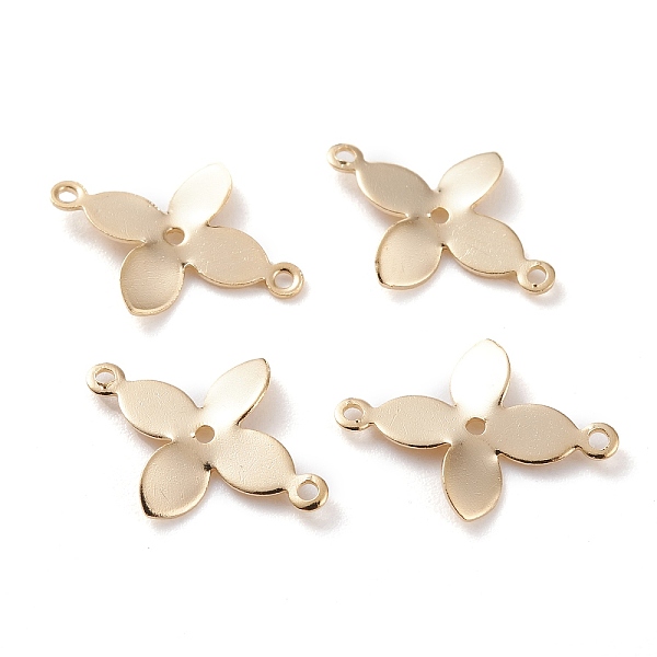 PandaHall Brass Links Connectors, Long-Lasting Plated, Flower, Real 24K Gold Plated, 11x15x1mm, Hole: 0.9mm Brass Flower
PandaHall Brass Links Connectors, Long-Lasting Plated, Flower, Real 24K Gold Plated, 11x15x1mm, Hole: 0.9mm Brass Flower