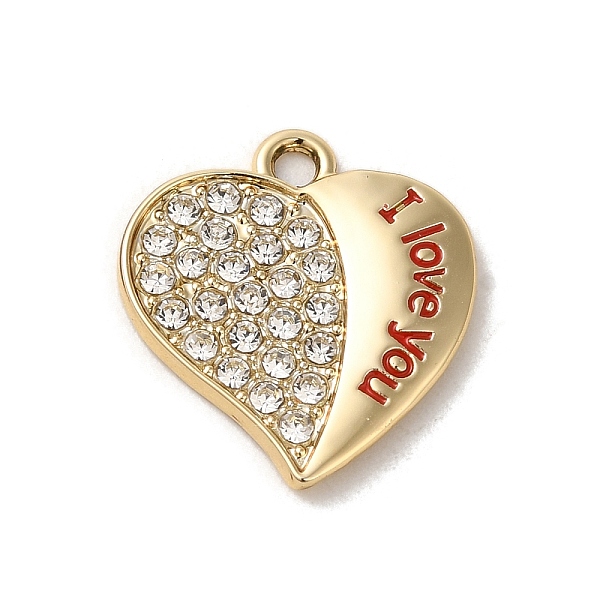 PandaHall Alloy Rhinestone Pendants, Enamel Style, Heart with Word I Love You, for Valentine's Day, Red, 19.5x17.5x2mm, Hole: 1.8mm Alloy...
PandaHall Alloy Rhinestone Pendants, Enamel Style, Heart with Word I Love You, for Valentine's Day, Red, 19.5x17.5x2mm, Hole: 1.8mm Alloy...