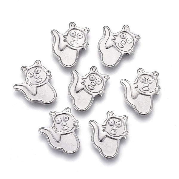 PandaHall 304 Stainless Steel Cabochon Settings for Enamel, Cat Shape, Stainless Steel Color, 10x8x1mm 304 Stainless Steel Cat Shape
PandaHall 304 Stainless Steel Cabochon Settings for Enamel, Cat Shape, Stainless Steel Color, 10x8x1mm 304 Stainless Steel Cat Shape