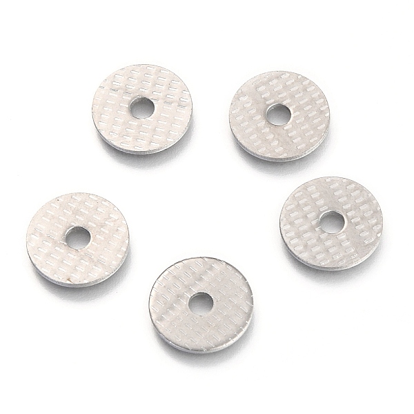 PandaHall 201 Stainless Steel Beads, Heishi Beads, Flat Round/Disc, Stainless Steel Color, 13.5x1mm, Hole: 3mm 201 Stainless Steel Flat...
PandaHall 201 Stainless Steel Beads, Heishi Beads, Flat Round/Disc, Stainless Steel Color, 13.5x1mm, Hole: 3mm 201 Stainless Steel Flat...