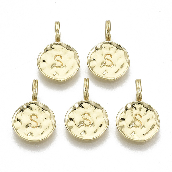 PandaHall Alloy Pendants, Cadmium Free & Nickel Free & Lead Free, Flat Round with Letter, Real 18K Gold Plated, Letter.S, 17x11.5x1.5mm...
PandaHall Alloy Pendants, Cadmium Free & Nickel Free & Lead Free, Flat Round with Letter, Real 18K Gold Plated, Letter.S, 17x11.5x1.5mm...