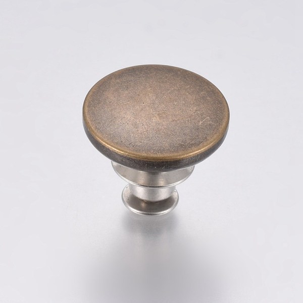 PandaHall Alloy Button Pins for Jeans, Flat Round, Antique Bronze & Platinum, 17x14mm Alloy Flat Round
PandaHall Alloy Button Pins for Jeans, Flat Round, Antique Bronze & Platinum, 17x14mm Alloy Flat Round