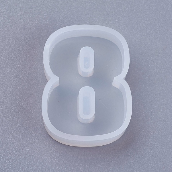 PandaHall DIY Silicone Molds, Resin Casting Molds, For UV Resin, Epoxy Resin Jewelry Pendants Making, Number, Num.8, 44x33x10mm Silicone...
PandaHall DIY Silicone Molds, Resin Casting Molds, For UV Resin, Epoxy Resin Jewelry Pendants Making, Number, Num.8, 44x33x10mm Silicone...