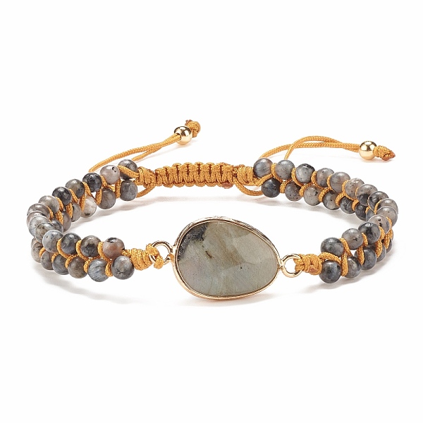 PandaHall Teardrop Natural Larvikite Braided Bead Bracelet, Double Line Gemstone Adjustable Bracelet for Women, Inner Diameter: 2-1/8~3-3/8...
PandaHall Teardrop Natural Larvikite Braided Bead Bracelet, Double Line Gemstone Adjustable Bracelet for Women, Inner Diameter: 2-1/8~3-3/8...