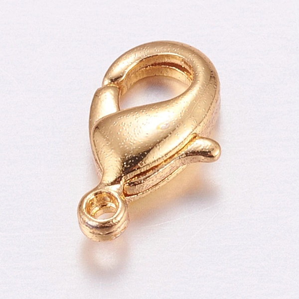 PandaHall Brass Lobster Claw, Long-Lasting Plated, Real Light Gold Plated, 10x6x2.5mm, Hole: 0.8mm Brass Others
PandaHall Brass Lobster Claw, Long-Lasting Plated, Real Light Gold Plated, 10x6x2.5mm, Hole: 0.8mm Brass Others