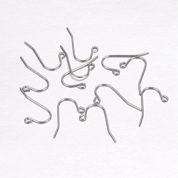 PandaHall 304 Stainless Steel Earring Hooks, Ear Wire, with Horizontal Loop, Stainless Steel Color, 21x11x0.7mm, Hole: 1mm, 21 Gauge, Pin...
PandaHall 304 Stainless Steel Earring Hooks, Ear Wire, with Horizontal Loop, Stainless Steel Color, 21x11x0.7mm, Hole: 1mm, 21 Gauge, Pin...