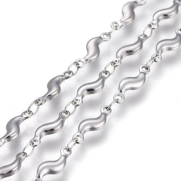 PandaHall 3.28 Feet 304 Stainless Steel Link Chains, Soldered, Twisted, Stainless Steel Color, 11.5x3.5x2mm 304 Stainless Steel
PandaHall 3.28 Feet 304 Stainless Steel Link Chains, Soldered, Twisted, Stainless Steel Color, 11.5x3.5x2mm 304 Stainless Steel