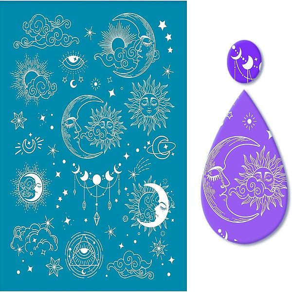 PandaHall OLYCRAFT Moon Pattern Non-Adhesive Silk Screen Printing Stencil Reusable Washable Clay Stencils Mesh Transfer Stencils for Polymer...
PandaHall OLYCRAFT Moon Pattern Non-Adhesive Silk Screen Printing Stencil Reusable Washable Clay Stencils Mesh Transfer Stencils for Polymer...