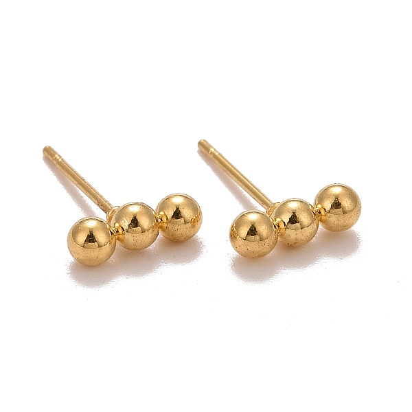 PandaHall 201 Stainless Steel Beaded Horizontal Bar Stud Earrings with 316 Stainless Steel Pin for Women, Golden, 9x3mm, Pin: 0.6mm 201...
PandaHall 201 Stainless Steel Beaded Horizontal Bar Stud Earrings with 316 Stainless Steel Pin for Women, Golden, 9x3mm, Pin: 0.6mm 201...