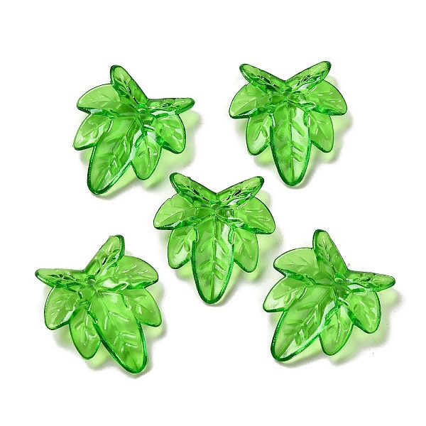 PandaHall Transparent Acrylic Pendant, Leaf, Lawn Green, 27x24x1.2mm, Hole: 2mm, 781pcs/500g Acrylic Leaf
PandaHall Transparent Acrylic Pendant, Leaf, Lawn Green, 27x24x1.2mm, Hole: 2mm, 781pcs/500g Acrylic Leaf