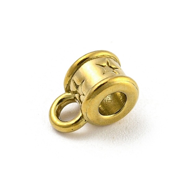 PandaHall 304 Stainless Steel Tube Bails, Loop Bails, Golden, 8.5x5x6mm, Hole: 1.8mm, Inner Diameter: 2.6mm 304 Stainless Steel Column
PandaHall 304 Stainless Steel Tube Bails, Loop Bails, Golden, 8.5x5x6mm, Hole: 1.8mm, Inner Diameter: 2.6mm 304 Stainless Steel Column