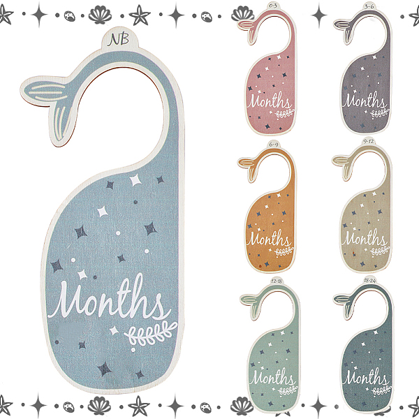 PandaHall CRASPIRE 8Pcs Wooden Baby Wardrobe Dividers Whale Nursery Decor from Newborn to 24 Month Hanger Seperaters Baby Closet Organizers..., Multicolor
PandaHall CRASPIRE 8Pcs Wooden Baby Wardrobe Dividers Whale Nursery Decor from Newborn to 24 Month Hanger Seperaters Baby Closet Organizers..., Multicolor