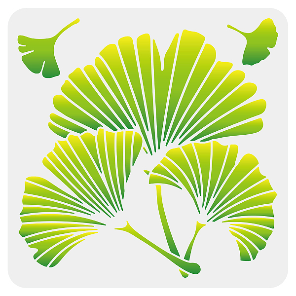 PandaHall PET Hollow Out Drawing Painting Stencils, for DIY Scrapbook, Photo Album, Ginkgo Leaf Pattern, 30x30cm Plastic Leaf
PandaHall PET Hollow Out Drawing Painting Stencils, for DIY Scrapbook, Photo Album, Ginkgo Leaf Pattern, 30x30cm Plastic Leaf