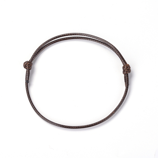 PandaHall Korean Waxed Polyester Cord Bracelet Making, Coconut Brown, Adjustable Diameter: 40~70mm Waxed Cotton Cord Brown
PandaHall Korean Waxed Polyester Cord Bracelet Making, Coconut Brown, Adjustable Diameter: 40~70mm Waxed Cotton Cord Brown