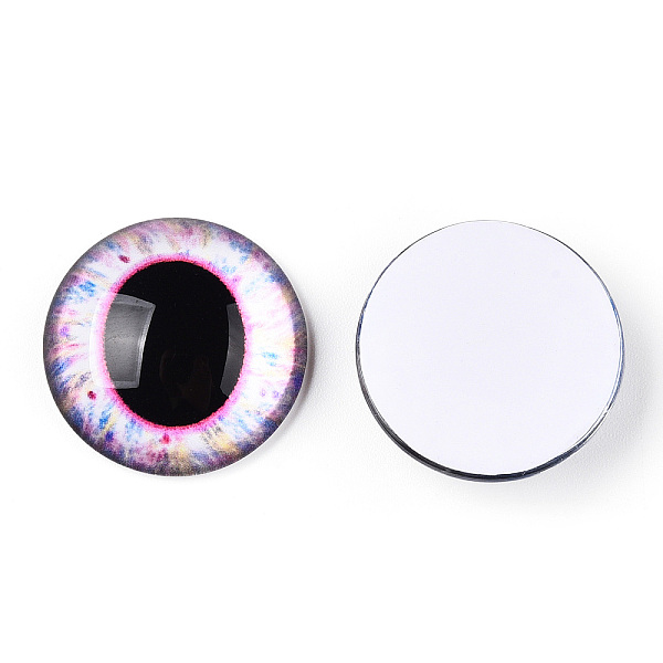 PandaHall Glass Cabochons, Half Round with Eye, Thistle, 20x6.5mm Glass Half Round Purple
PandaHall Glass Cabochons, Half Round with Eye, Thistle, 20x6.5mm Glass Half Round Purple