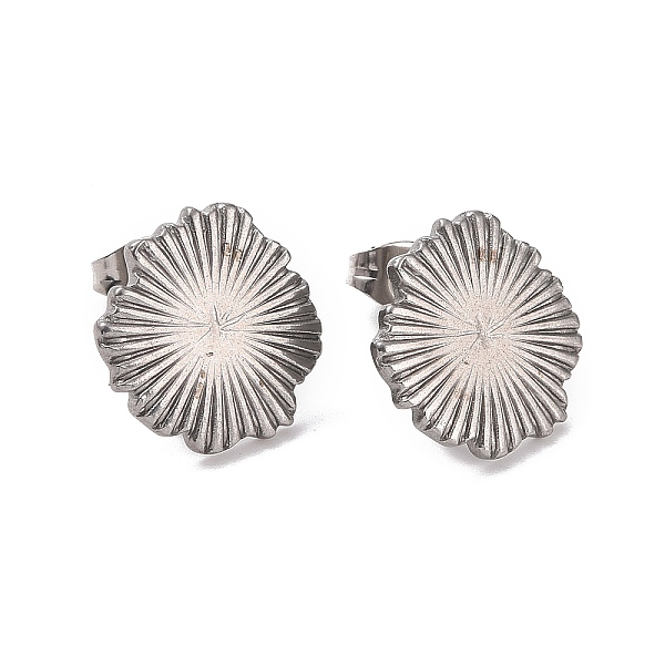 PandaHall 304 Stainless Steel Stud Earring Finding, with Vertical Loops, Flower, Stainless Steel Color, 15x15mm, Hole: 2.5mm, Pin: 0.9mm 304...
PandaHall 304 Stainless Steel Stud Earring Finding, with Vertical Loops, Flower, Stainless Steel Color, 15x15mm, Hole: 2.5mm, Pin: 0.9mm 304...