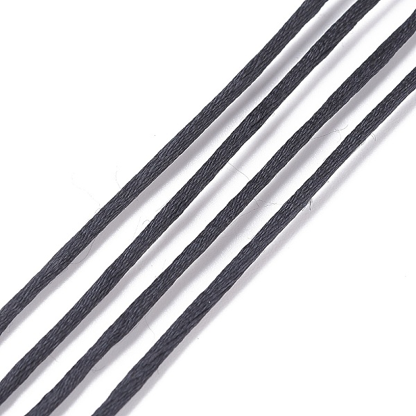 PandaHall Polyester Cord, Satin Rattail Cord, for Beading Jewelry Making, Chinese Knotting, Black, 2mm, about 10.93 yards(10m)/bundle...
PandaHall Polyester Cord, Satin Rattail Cord, for Beading Jewelry Making, Chinese Knotting, Black, 2mm, about 10.93 yards(10m)/bundle...