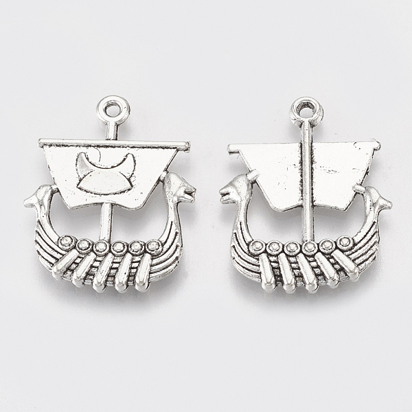 PandaHall Tibetan Style Alloy Pendants, Boat, Lead Free & Cadmium Free, Antique Silver, 26.5x21.5x3mm, Hole: 1.6mm, about 195pcs/500g Alloy...
PandaHall Tibetan Style Alloy Pendants, Boat, Lead Free & Cadmium Free, Antique Silver, 26.5x21.5x3mm, Hole: 1.6mm, about 195pcs/500g Alloy...