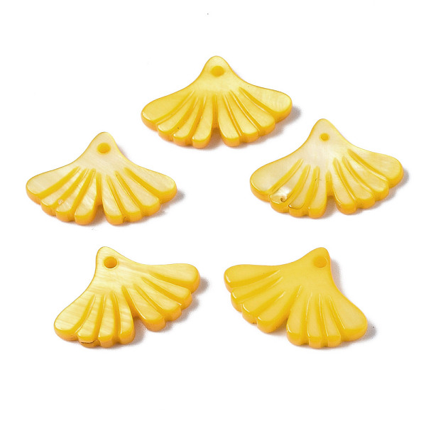 PandaHall Natural Freshwater Shell Pendants, Dyed, Ginkgo Leaf, Gold, 12x17.5x2mm, Hole: 1.2mm Freshwater Shell Leaf Gold
PandaHall Natural Freshwater Shell Pendants, Dyed, Ginkgo Leaf, Gold, 12x17.5x2mm, Hole: 1.2mm Freshwater Shell Leaf Gold