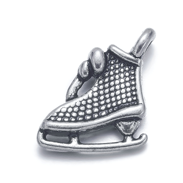 PandaHall Hobby Pendants Tibetan Style Alloy Sport Pendants, Ice Skate Charm, Antique Silver, Cadmium Free & Nickel Free & Lead Free...
PandaHall Hobby Pendants Tibetan Style Alloy Sport Pendants, Ice Skate Charm, Antique Silver, Cadmium Free & Nickel Free & Lead Free...