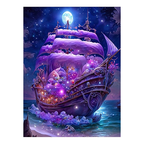 PandaHall Fancy Night Sailboat DIY Diamond Painting Kit, Including Resin Rhinestones Bag, Diamond Sticky Pen, Tray Plate and Glue Clay..., Purple
PandaHall Fancy Night Sailboat DIY Diamond Painting Kit, Including Resin Rhinestones Bag, Diamond Sticky Pen, Tray Plate and Glue Clay..., Purple