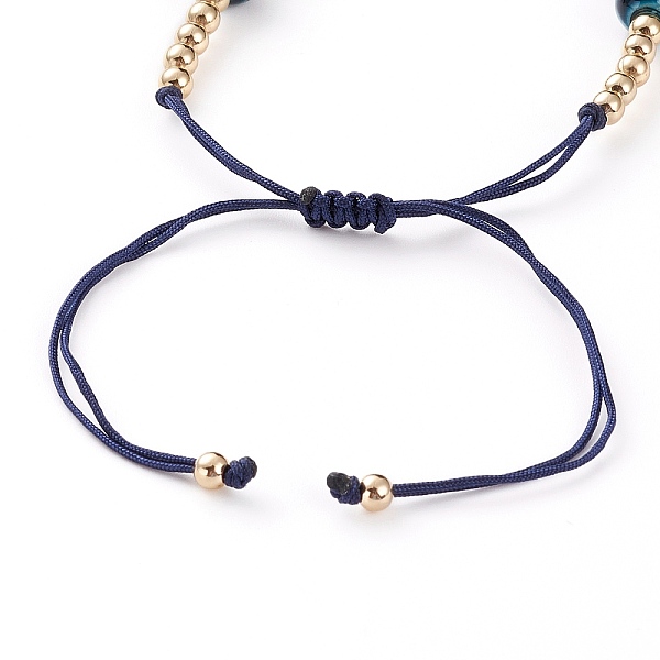 PandaHall Adjustable Nylon Cord Braided Bead Bracelets, with Gold Sand Lampwork Beads and Brass Beads, Round, Golden, Midnight Blue, Inner...
PandaHall Adjustable Nylon Cord Braided Bead Bracelets, with Gold Sand Lampwork Beads and Brass Beads, Round, Golden, Midnight Blue, Inner...