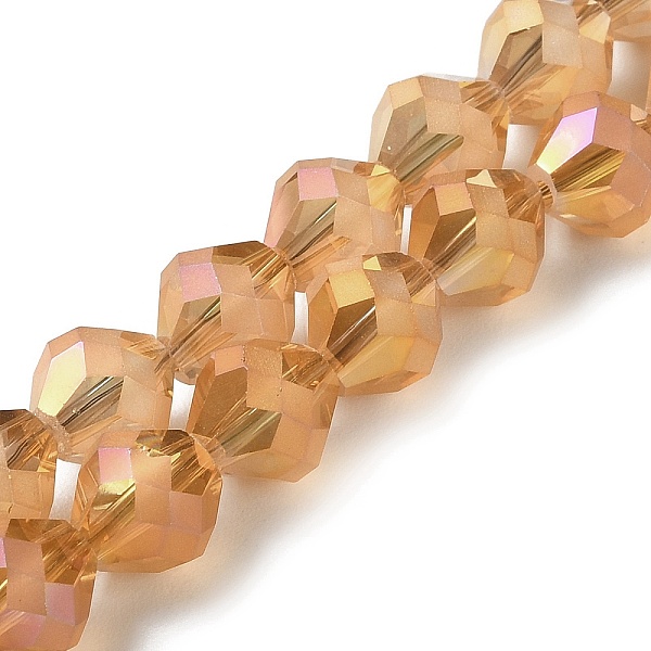PandaHall Electroplate Transparent Glass Beads Strands, Frosted, Rainbow Plated, Faceted Bicone, Sandy Brown, 10x9.5mm, Hole: 1.2mm, about...
PandaHall Electroplate Transparent Glass Beads Strands, Frosted, Rainbow Plated, Faceted Bicone, Sandy Brown, 10x9.5mm, Hole: 1.2mm, about...