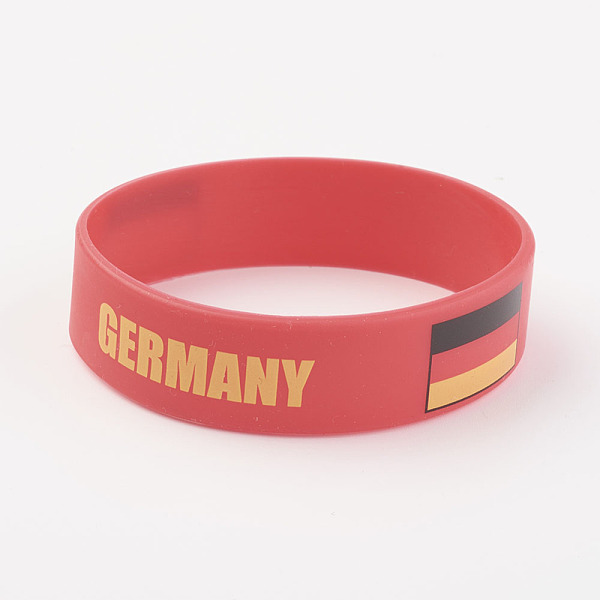 PandaHall Silicone Wristbands Bracelets, Cord Bracelets, Germany, Red, 202x19x2mm Silicone Red
PandaHall Silicone Wristbands Bracelets, Cord Bracelets, Germany, Red, 202x19x2mm Silicone Red
