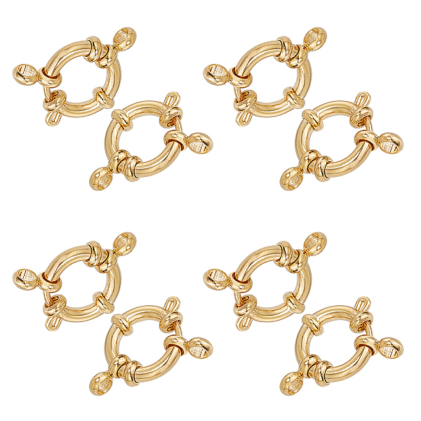 PandaHall Unicraftale 304 Stainless Steel Spring Ring Clasps, Ring, Golden, 12.5x4mm, Hole: 2.5mm, 8pcs/box 304 Stainless Steel
PandaHall Unicraftale 304 Stainless Steel Spring Ring Clasps, Ring, Golden, 12.5x4mm, Hole: 2.5mm, 8pcs/box 304 Stainless Steel