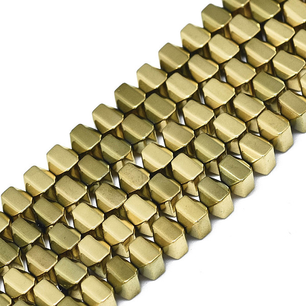 PandaHall Electroplate Non-magnetic Synthetic Hematite Beads Strands, Square, Real 18K Gold Plated, 4x4x4mm, Hole: 0.8mm, about...
PandaHall Electroplate Non-magnetic Synthetic Hematite Beads Strands, Square, Real 18K Gold Plated, 4x4x4mm, Hole: 0.8mm, about...