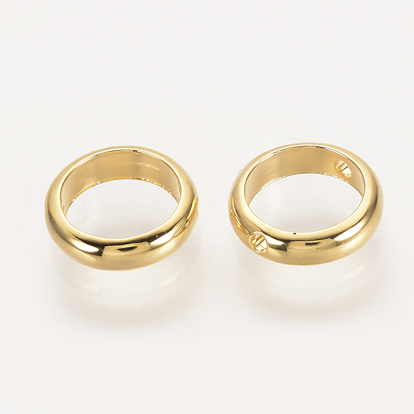 PandaHall Brass Bead Frames, Nickel Free, Real 18K Gold Plated, Ring/Circle, 8x2mm, Hole: 1mm, Inner Diameter: 6mm Brass Ring
PandaHall Brass Bead Frames, Nickel Free, Real 18K Gold Plated, Ring/Circle, 8x2mm, Hole: 1mm, Inner Diameter: 6mm Brass Ring