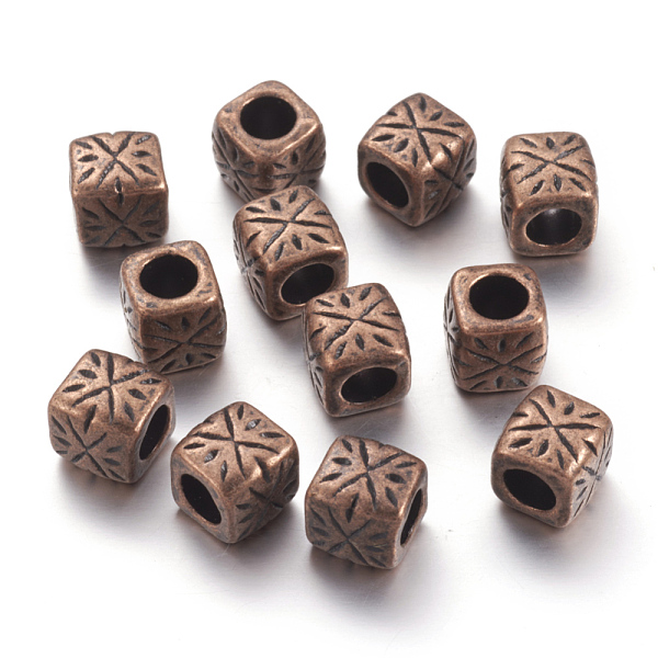 PandaHall Tibetan Style Spacer Beads, Zinc Alloy, Lead Free & Nickel Free & Cadmium Free, Column, Red Copper Color, 9x9x9mm, Hole: 5.5mm...
PandaHall Tibetan Style Spacer Beads, Zinc Alloy, Lead Free & Nickel Free & Cadmium Free, Column, Red Copper Color, 9x9x9mm, Hole: 5.5mm...