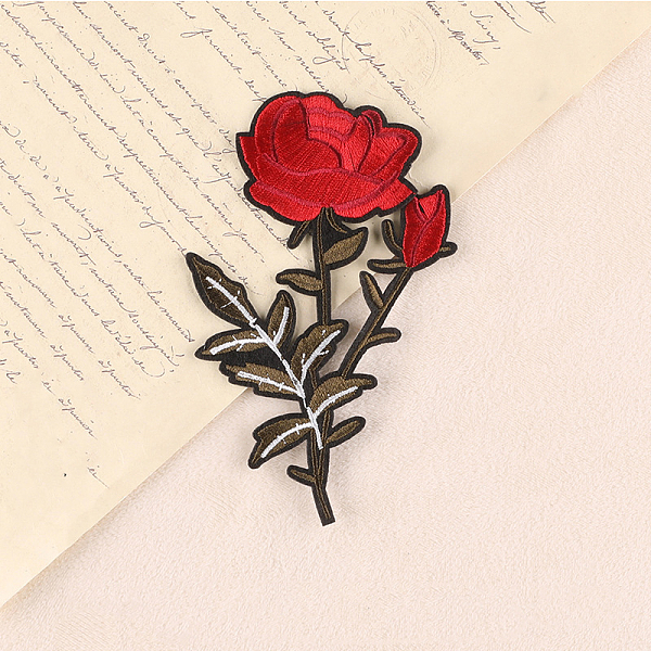PandaHall Rose Shape Computerized Embroidery Cloth Iron on/Sew on Patches, Costume Accessories, FireBrick, 138x82mm Cloth Flower Red
PandaHall Rose Shape Computerized Embroidery Cloth Iron on/Sew on Patches, Costume Accessories, FireBrick, 138x82mm Cloth Flower Red
