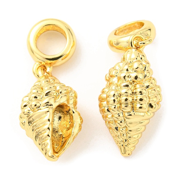 PandaHall Brass European Dangle Charms, Large Hole Pendants, Lead Free & Cadmium Free, Conch Charm, Real 18K Gold Plated, 27mm, Hole: 4.8mm...
PandaHall Brass European Dangle Charms, Large Hole Pendants, Lead Free & Cadmium Free, Conch Charm, Real 18K Gold Plated, 27mm, Hole: 4.8mm...