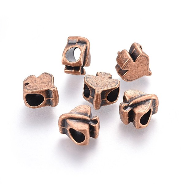 PandaHall Alloy European Beads, Large Hole Beads, Plane, Red Copper, 12x11x7mm, Hole: 4.5~5mm Alloy Vehicle
PandaHall Alloy European Beads, Large Hole Beads, Plane, Red Copper, 12x11x7mm, Hole: 4.5~5mm Alloy Vehicle