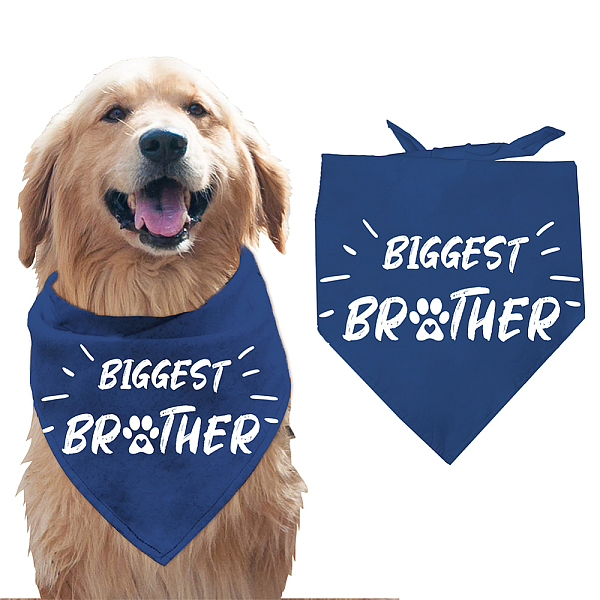 PandaHall Cotton Dog's Kerchief, Triangle Pet's Bandana, Word, 380x780mm Cotton Word
PandaHall Cotton Dog's Kerchief, Triangle Pet's Bandana, Word, 380x780mm Cotton Word